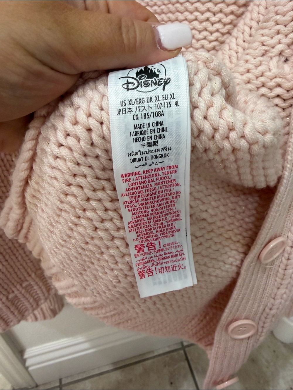 Disney Blush Mickey Cardigan - Picture 7 of 16